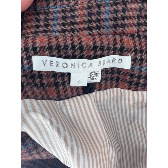Veronica Beard Red Miller Dickey Jacket in Mauve Multi - Picture 12 of 16